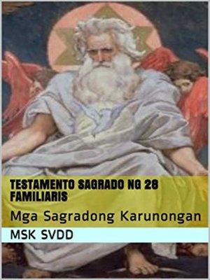 cover image of TESTAMENTO SAGRADO NG 28 FAMILIARIS